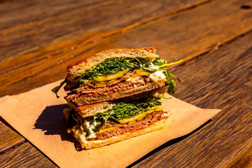 Roast Beef Focaccia Toastie