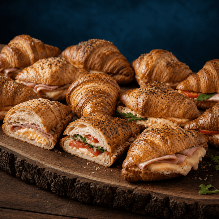 Toasted breaky croissants