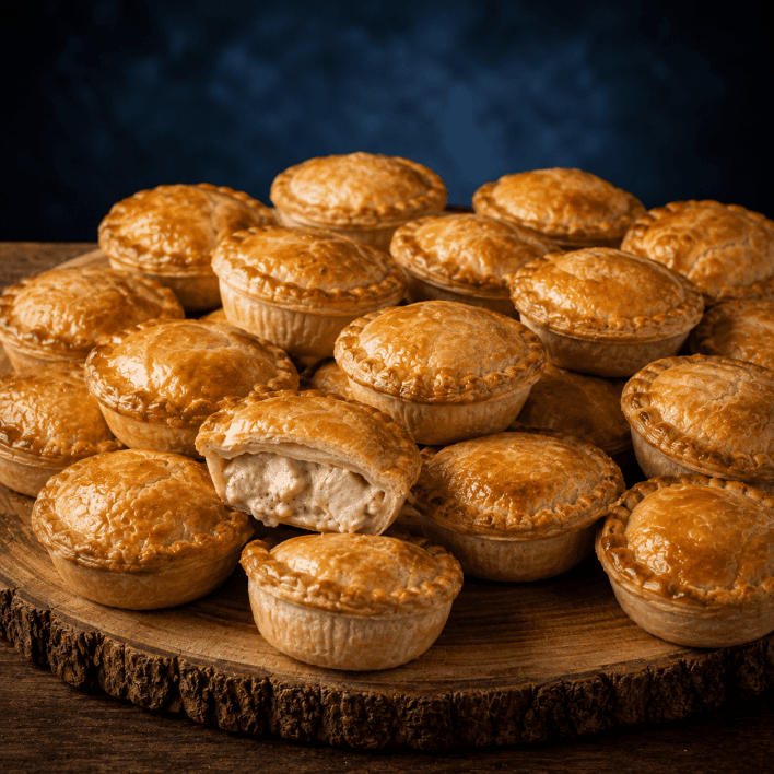 Mini chicken pies