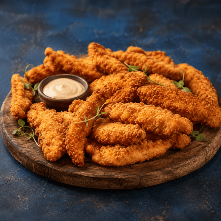 House crumbed chicken tenderloin