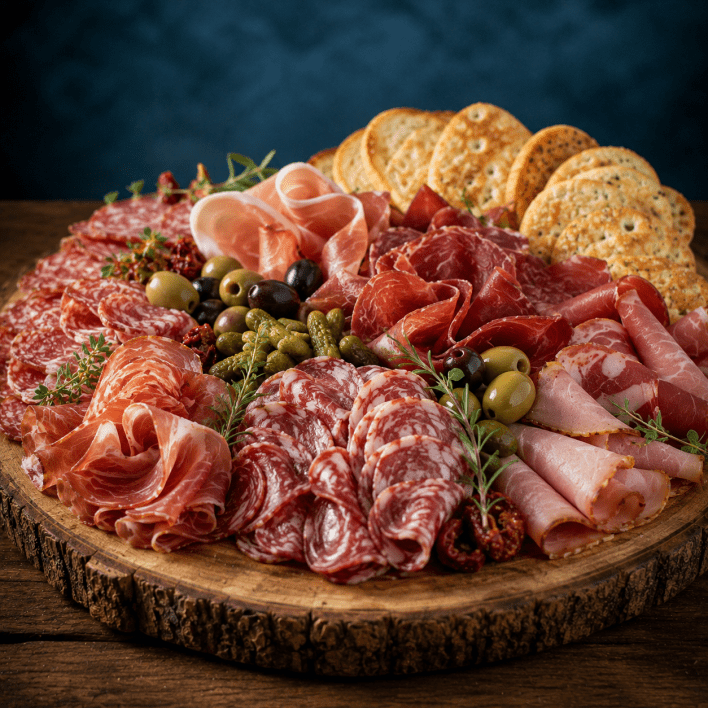 Continental deli platter (Serves)