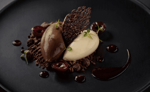 [f] Valrhona Chocolate | cherry | wattle seed