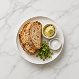 Sourdough, Saltbush Butter, Mustard Cress [f]
