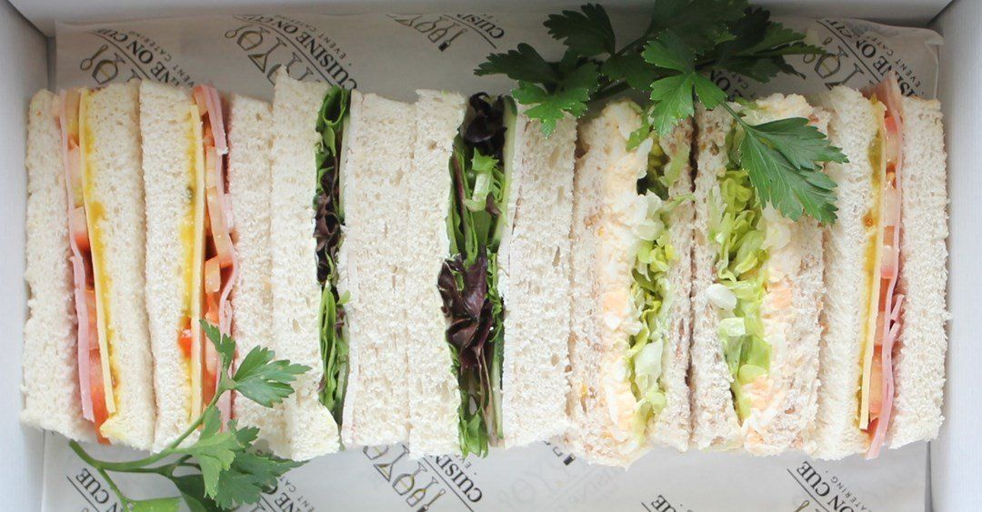 Ribbon Sandwiches, variety of fillings (3 ribbons) (DEL)