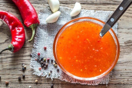 Bowl of Sweet Chilli Sauce