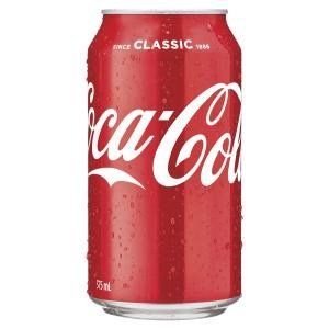 Cans of Soft Drink