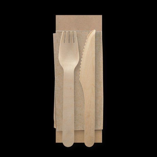Knife, Fork & Serviette Set