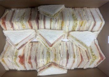 Sandwich Box - Plain Fillings - (10 Sandwiches)