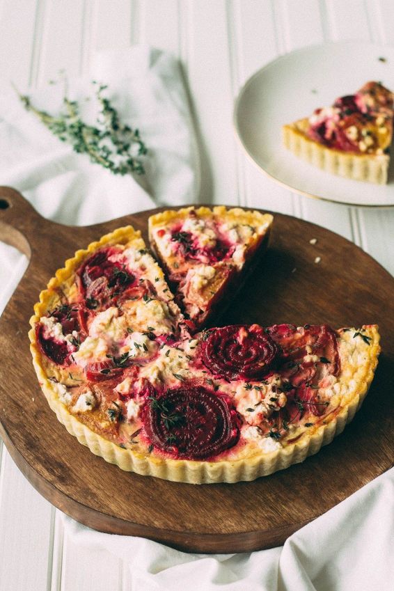 Beetroot & Goat's Cheese Tart