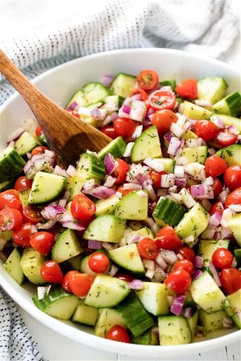 Tomato and Cucumber Salad