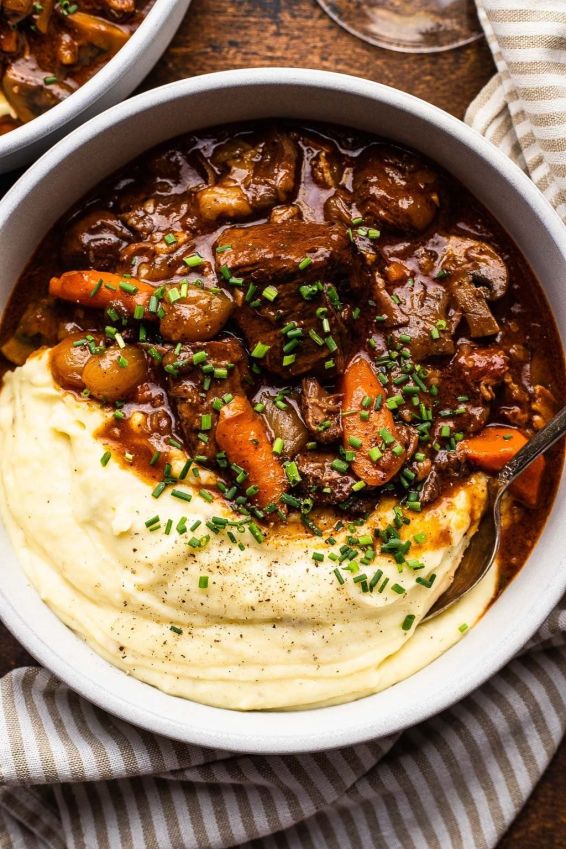 Walk 'n fork mini bowl - Beef bourgenion