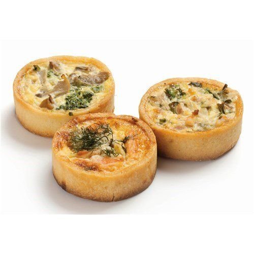 Mini Quiche - Spinach and Mushroom - Ham onion and chive - Salmon and dill