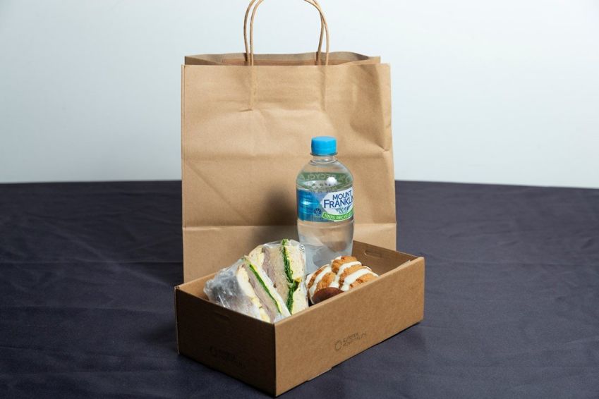Reuben Bagel Lunch with muffin & water