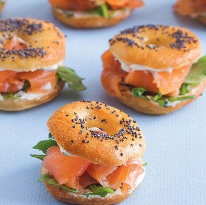 Mini Bagel - Smoked Salmon & Cream Cheese