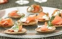 Blinis Salmon Creme Freche & Dill