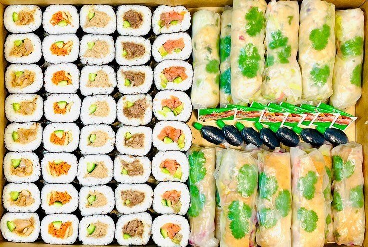 SUSHI & RICE PAPER COMBO COLLECTION (GLUTEN FREE) - 58 pcs