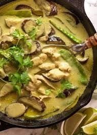 Thai Green Chicken Curry with Rice