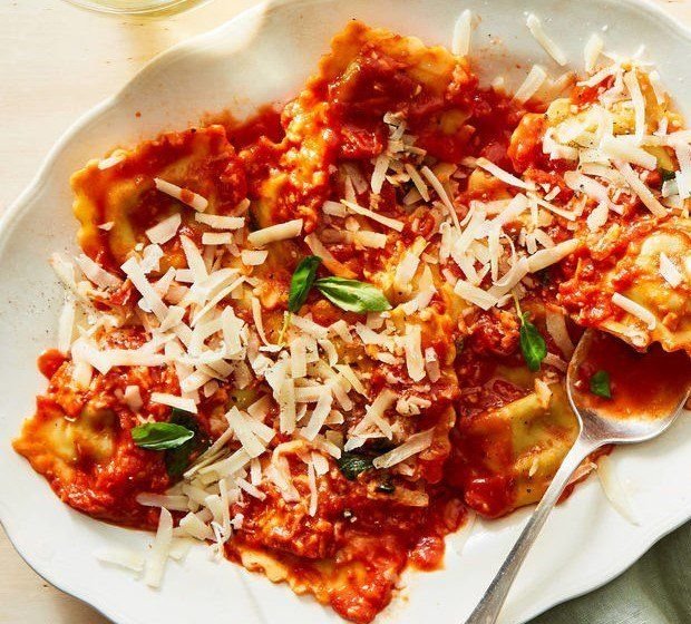 Spinach & Cheese Fresh Ravioli - Vegetarian