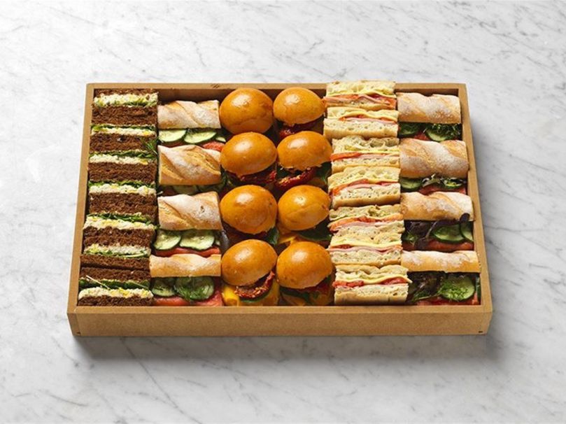 Gourmet sandwich selection