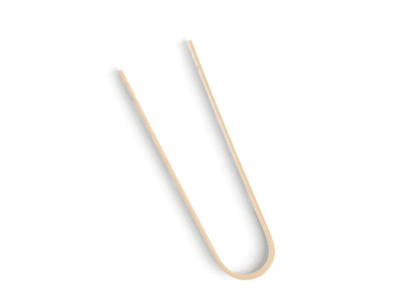 Disposable bamboo tongs