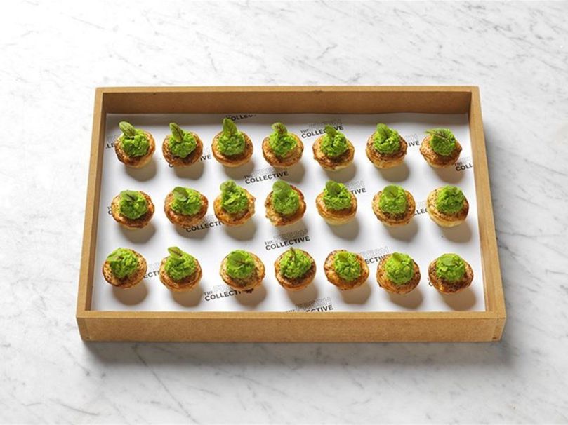 Reheat - Mini lamb pies with mushy peas