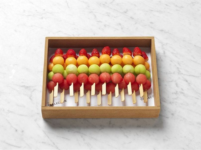 Seasonal fruit skewers (vegan df gf)
