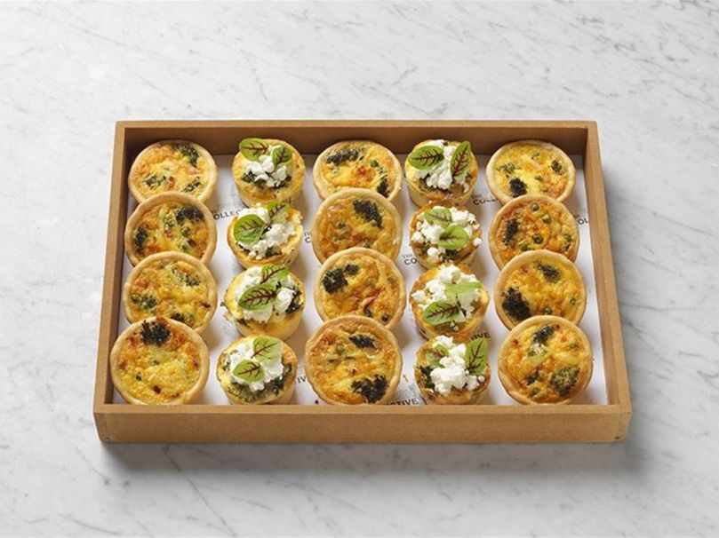Savoury tarts and frittata