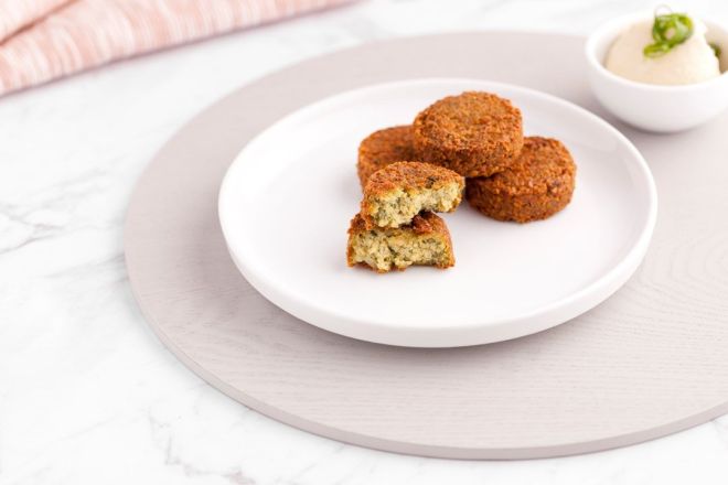 Falafel Balls with Hummus (gf)