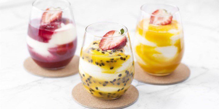 Gourmet Yoghurt Cup with Assorted Fruit Coulis