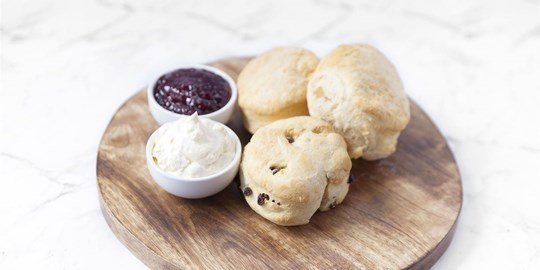 Housemade Scones w/ Raspberry Jam & Cream