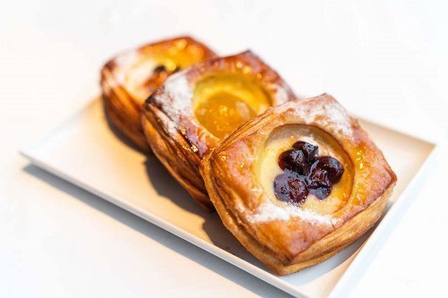 Mini Baked Fruit Danishes