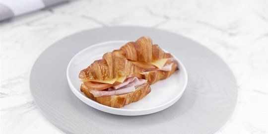 Savoury Mini Croissant - Ham, Cheese & Tomato