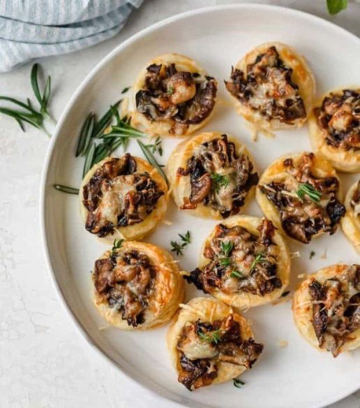 Mini Mushroom Ragu and Fontina Tartlet