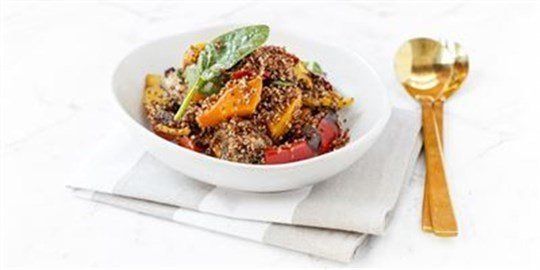 Quinoa and Roasted Vegetable Salad - Lrg