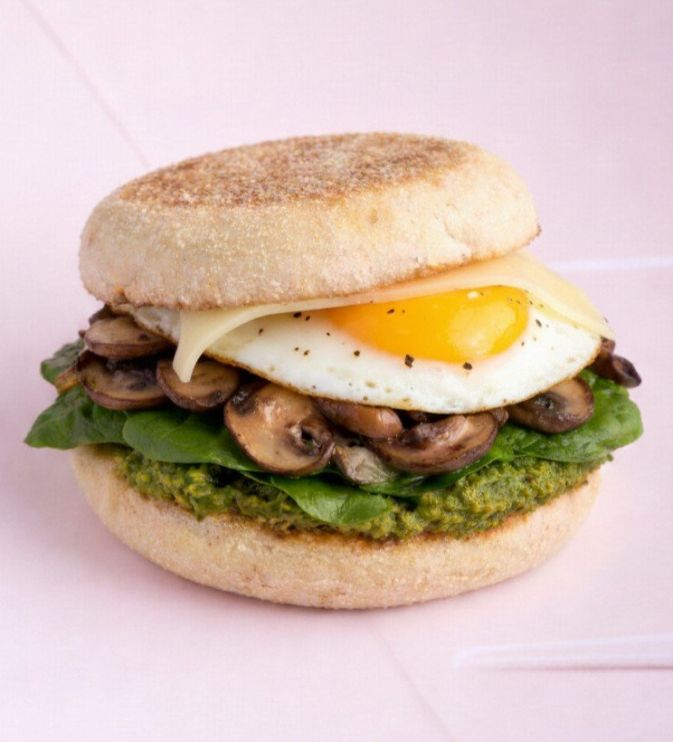 Egg & Mushroom English Muffin