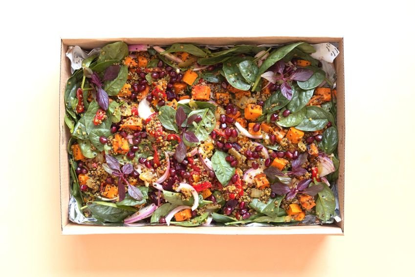 Spiced Quinoa & Lemon Myrtle Harvest Salad
