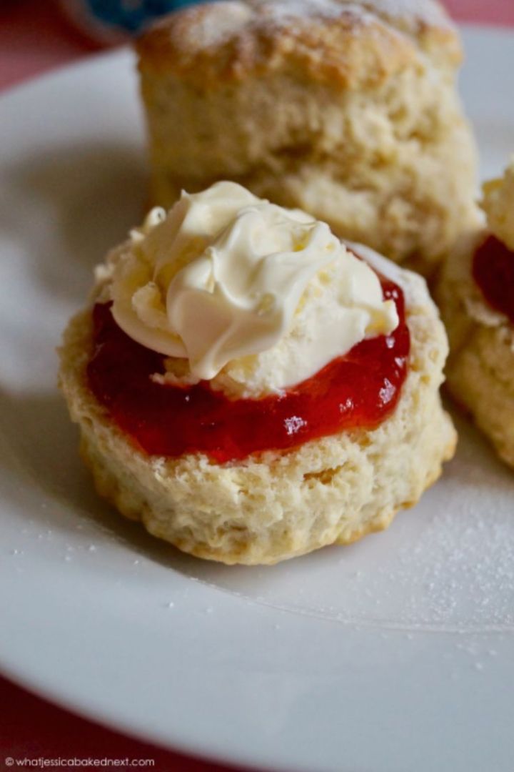 Mini Scones with Jam & Whipped Cream