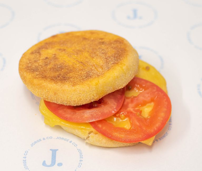 Toasted Muffin - Cheese & Tomato