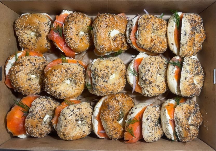 Smoked Salmon, Cream Cheese  Bagel