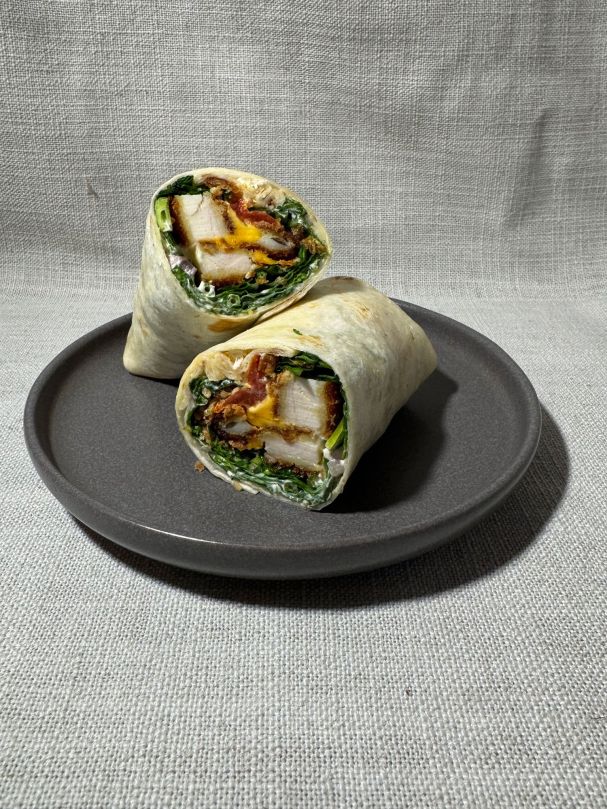 Chicken & Ranch Dressing Wrap (8 cut in half)