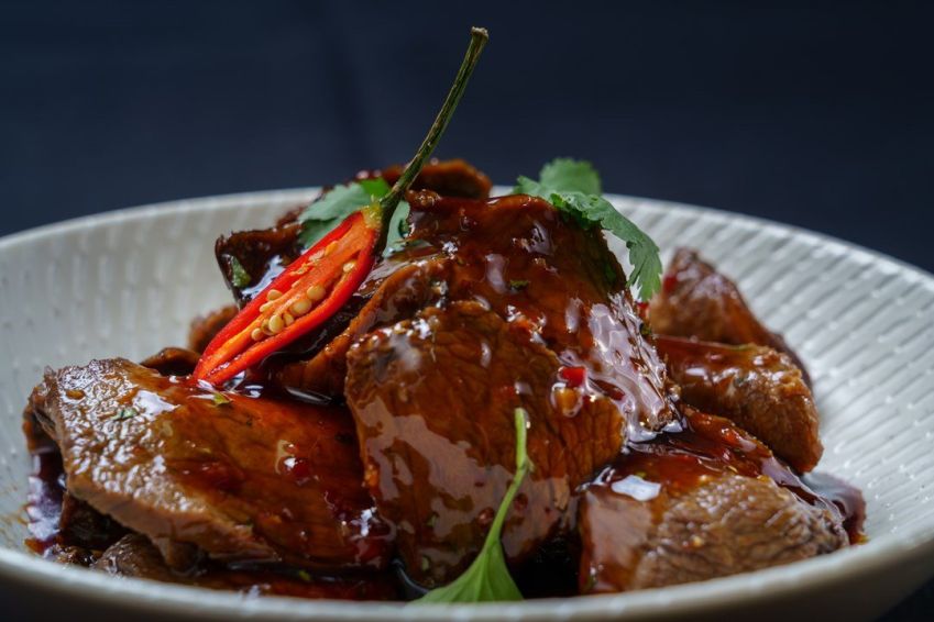 Marinated beef