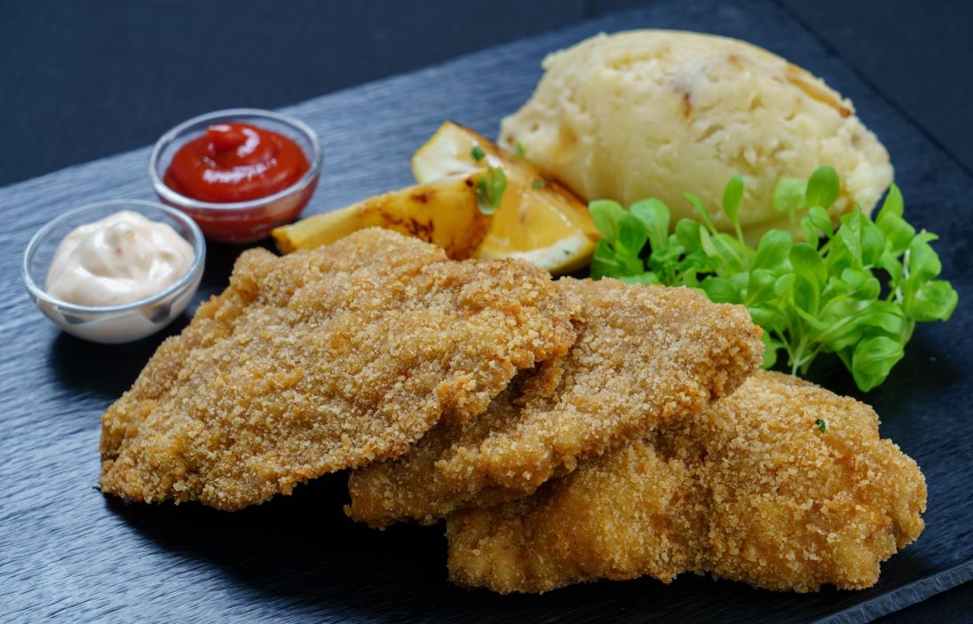 Yearling beef schnitzel