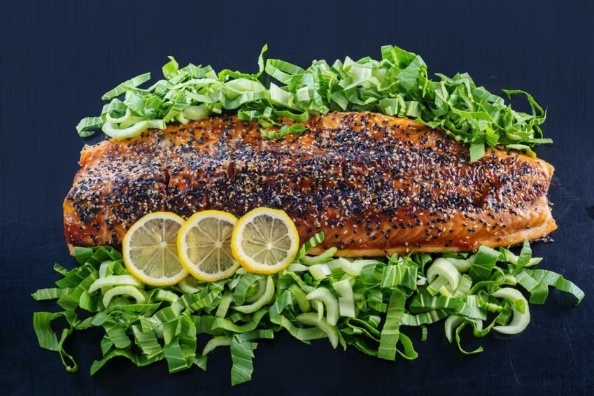 Teriyaki salmon
