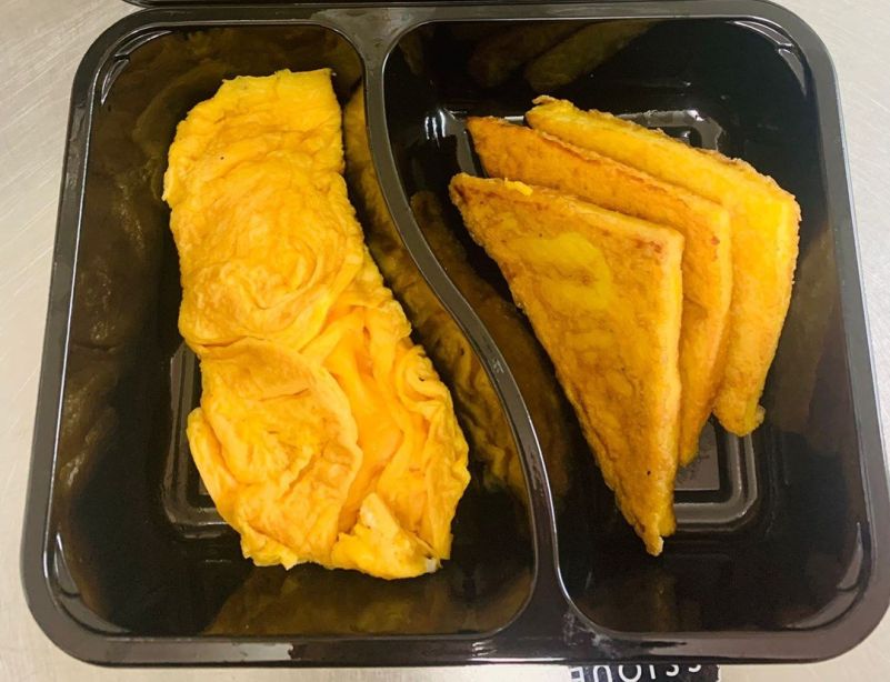 Frozen - French toast and omelette