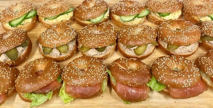 Small Size Filled Bagels