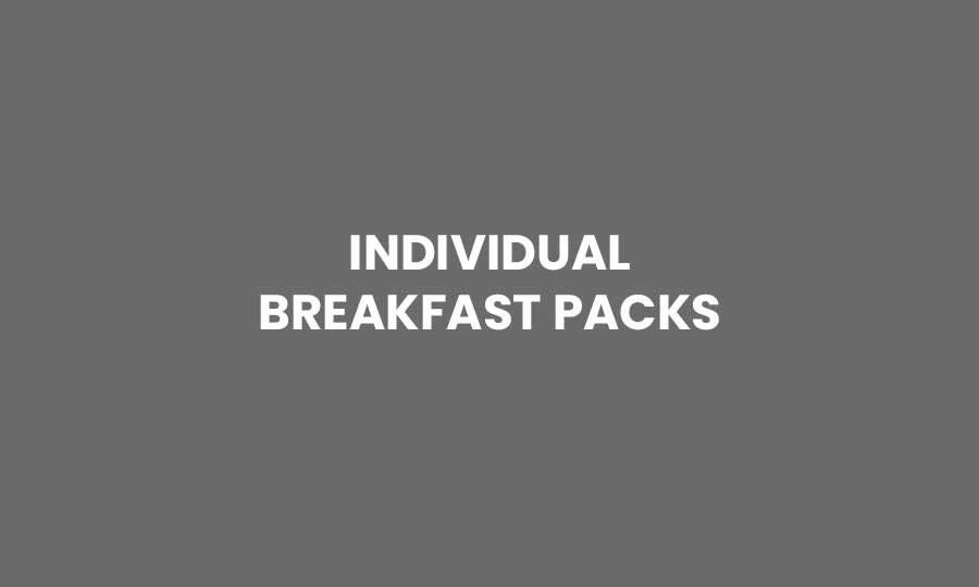 Individual breakfast packs