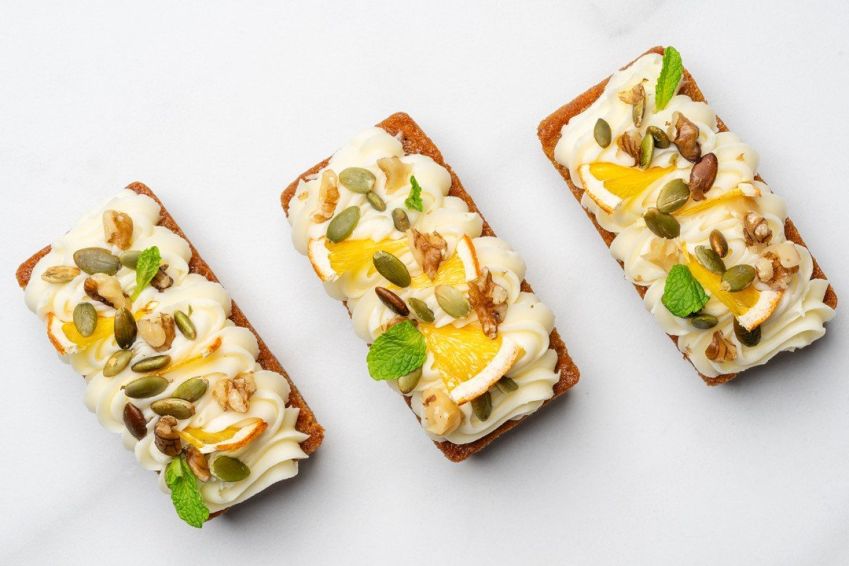 Mini Loaf Cake - carrot cake