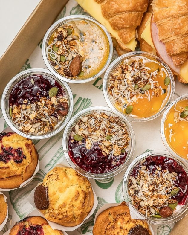 Breakfast Box with Mini Croissants