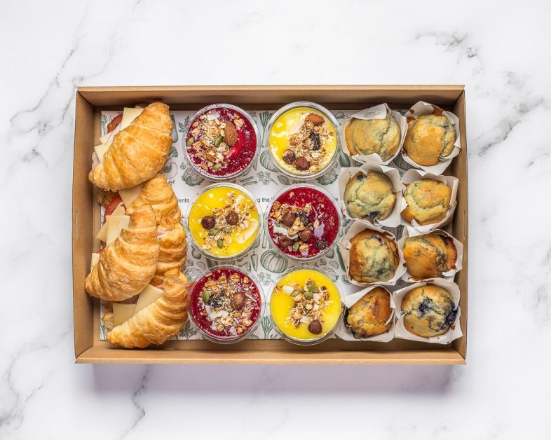 Breakfast Box with Mini Croissants
