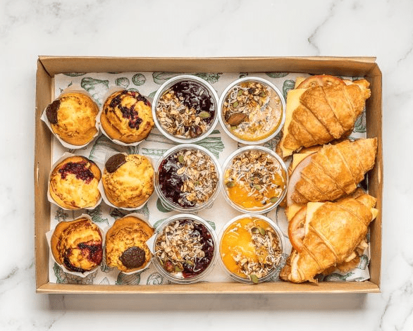 Breakfast Box with Mini Croissants